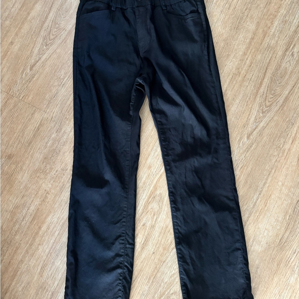 BEVY FLOG Black Straight Leg Jeans